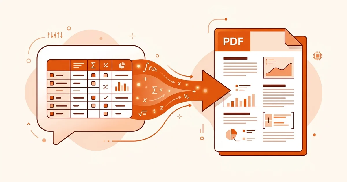 ChatGPT to PDF: Export Chats Without Broken Tables or Math