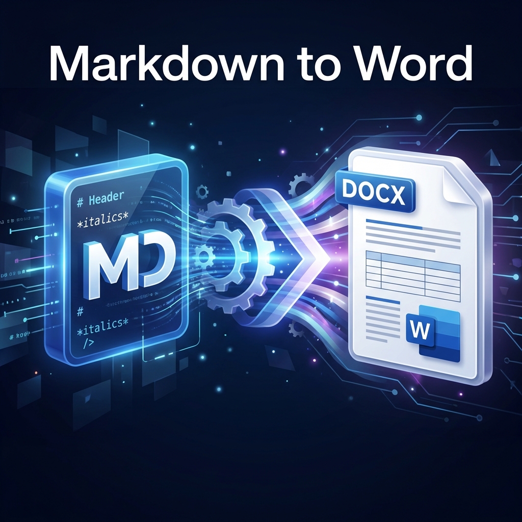 Как конвертировать Markdown в Word (DOCX): Окончательное руководство 2026