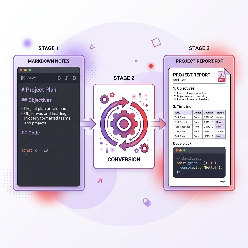 Obsidian Markdown 笔记转换为排版精美的 PDF 文档
